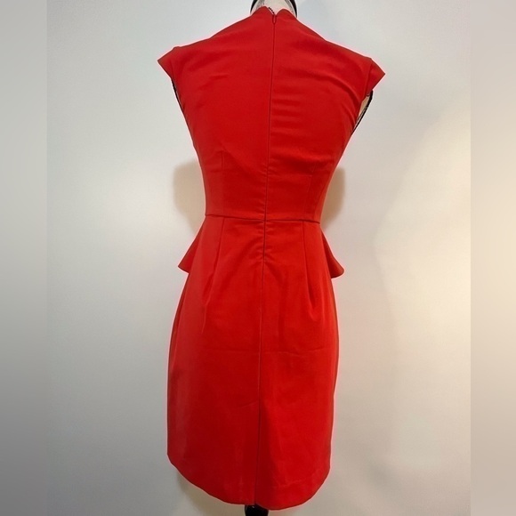 Forever 21 PARTY, WEDDING, CHRISTMAS, HOLIDAY, NEW YEARS, PEPLUM, RED DRESS - Picture 3 of 8